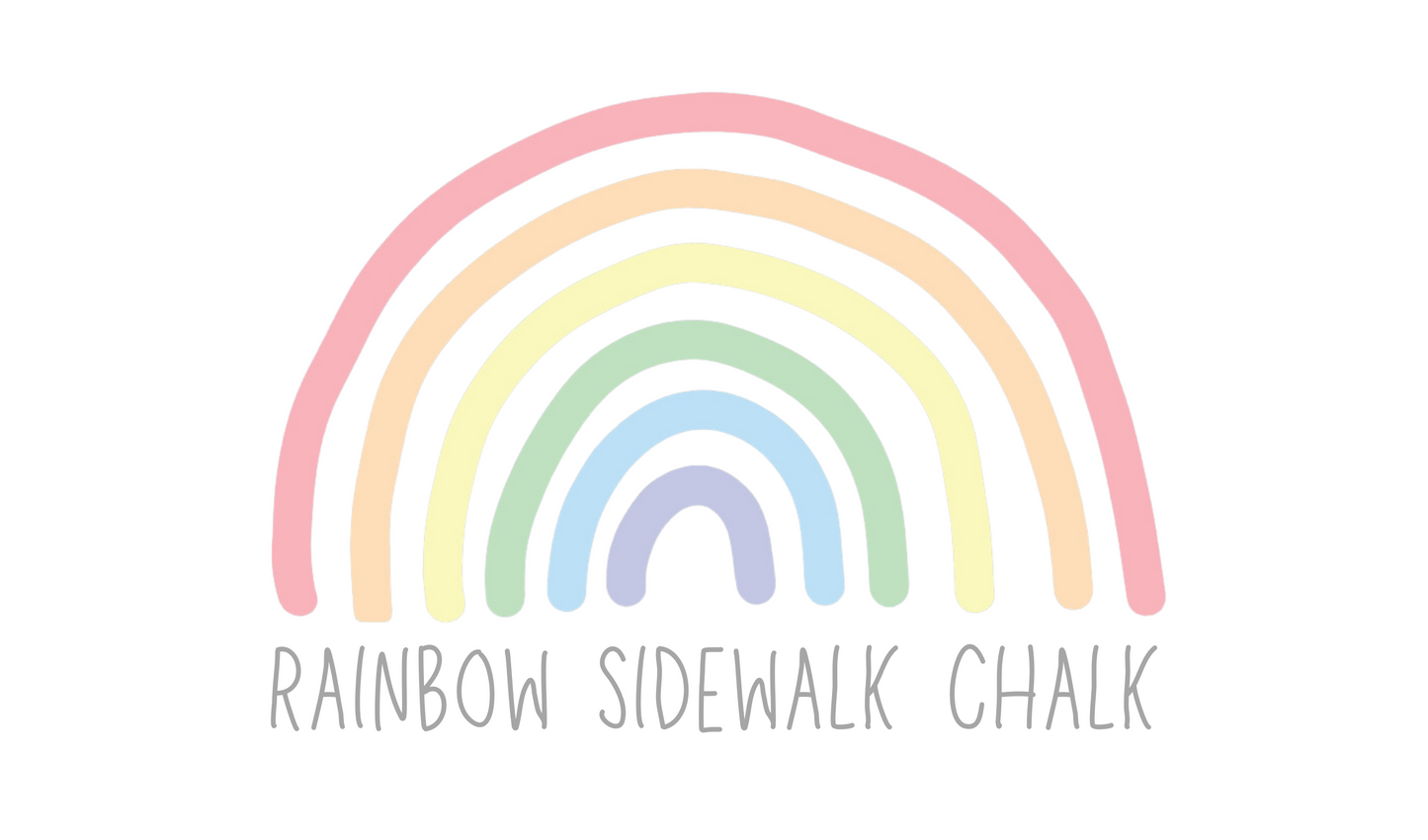 Rainbow Sidewalk Chalk Gift Card