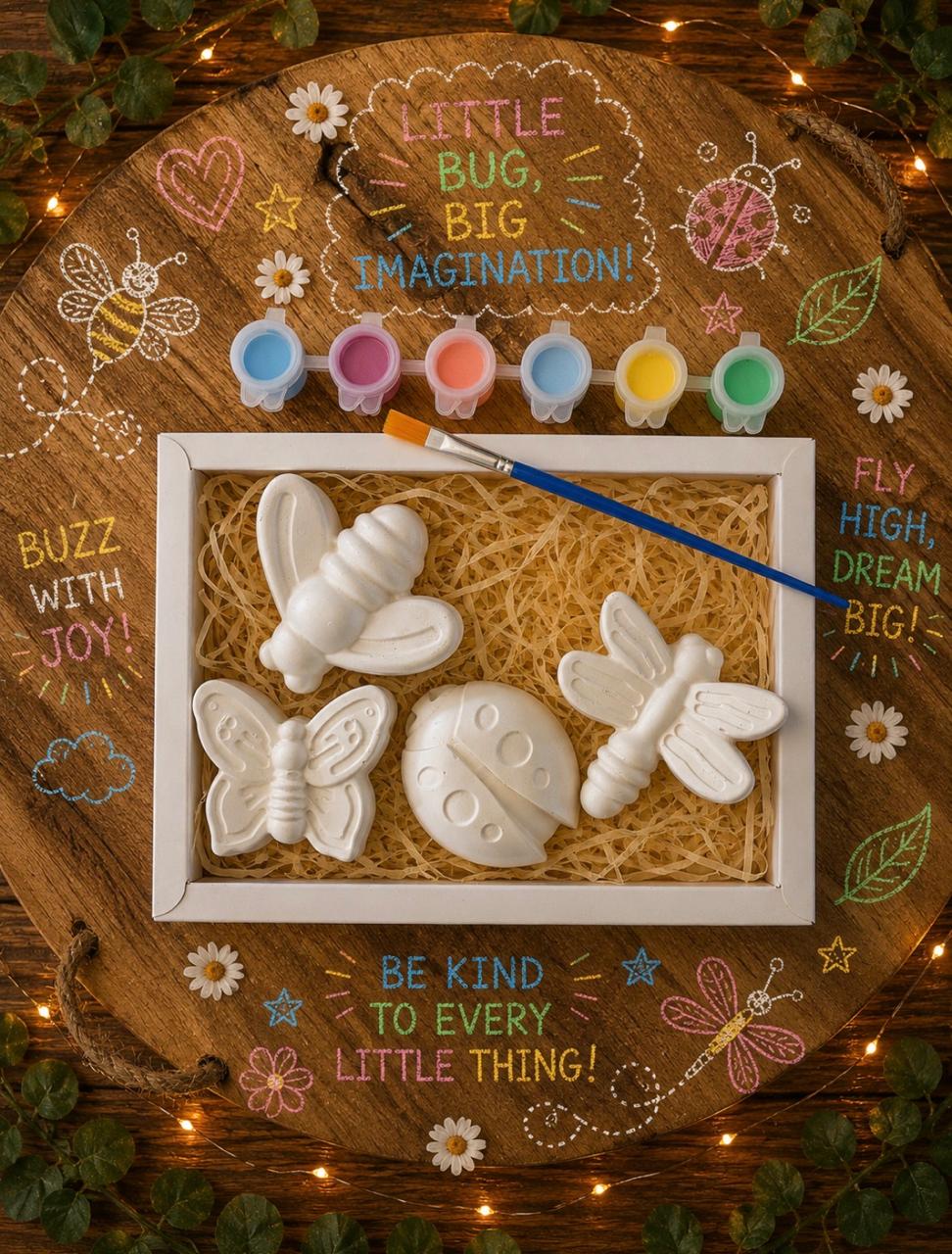 Paint Your Own Bugs Kit (white)