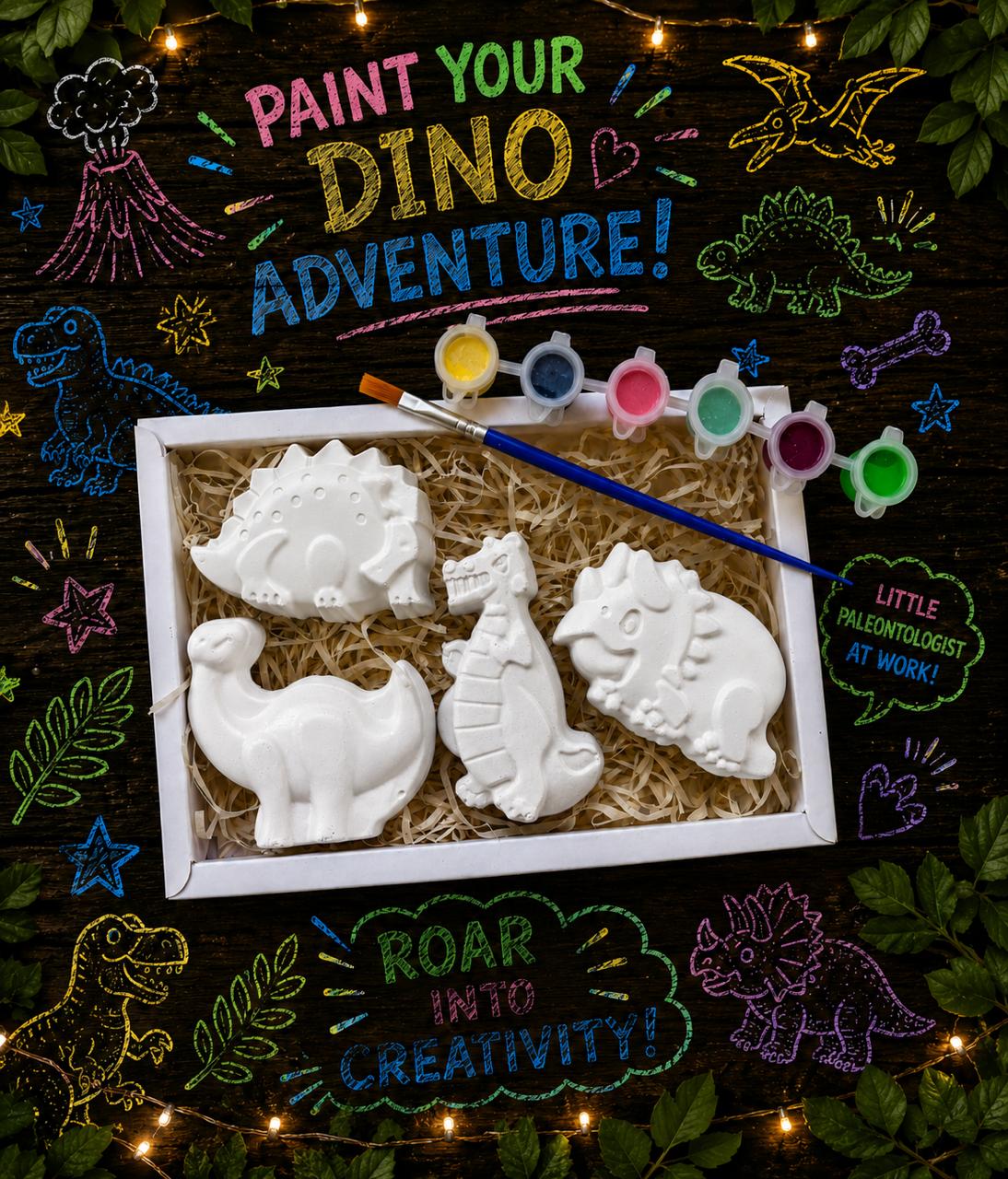 Paint Your Own Dinos (white)