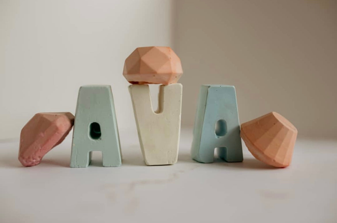 Letters 1-4 Personalized Name Sets