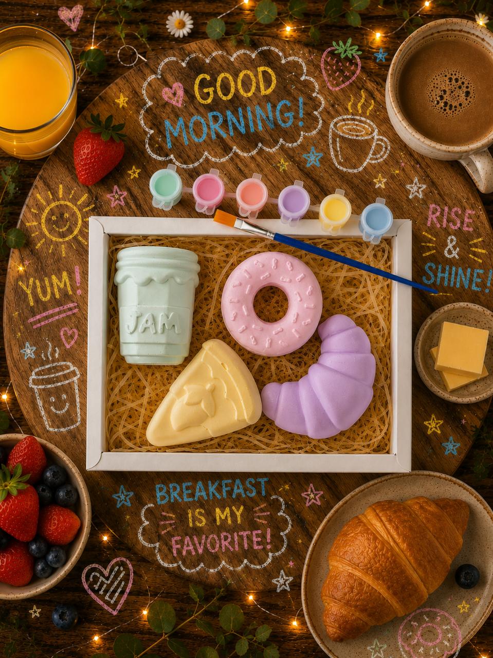 Paint Your Own Breakfast Kit (colour)