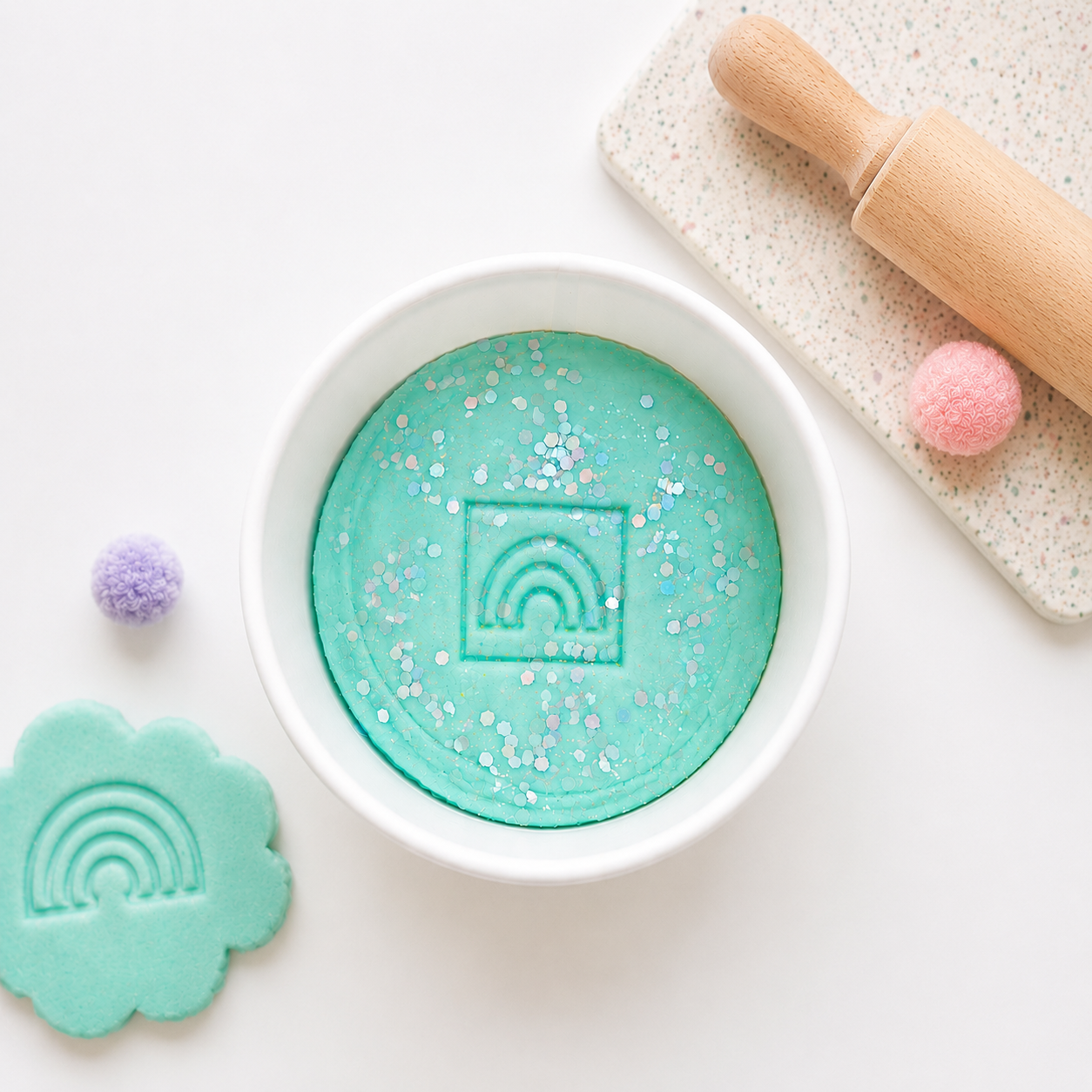 Playdough - Ocean Green Glitter