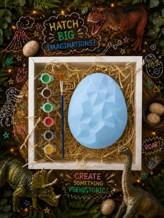 Paint Your Own Giant Dinosaur Egg (colour)