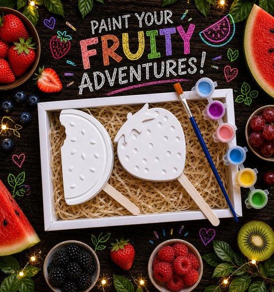 Paint Your Own Popsicles (white)