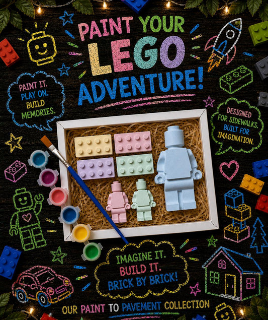 Paint Your Own Lego-Inspired Kit (colour)
