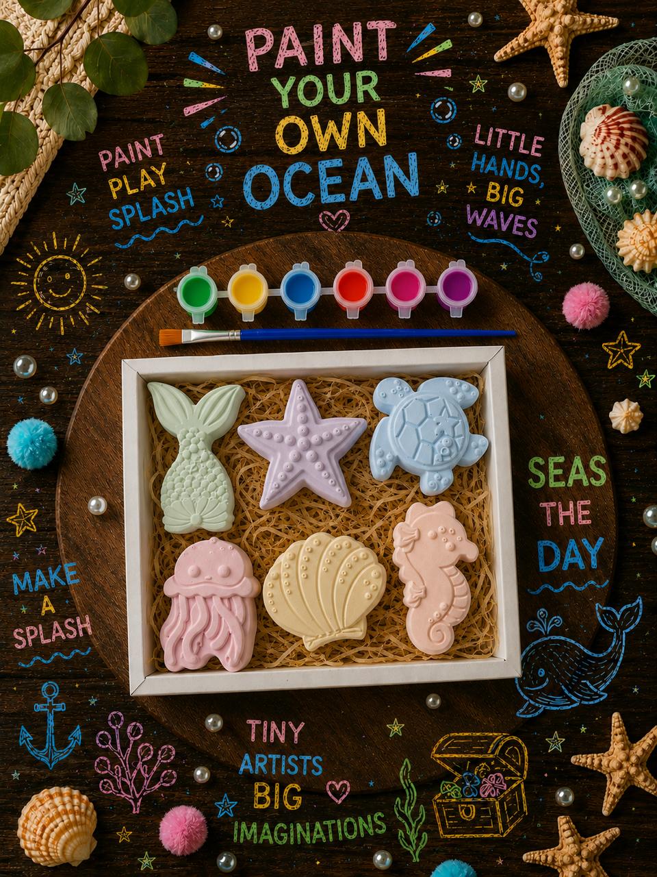 Paint Your Own Ocean Kit (colour)