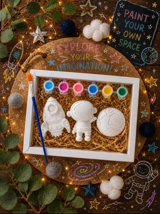 Paint Your Own Space Kit (white)