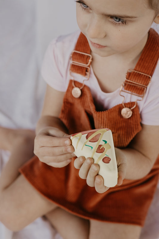 Pizza Slice of Chalk